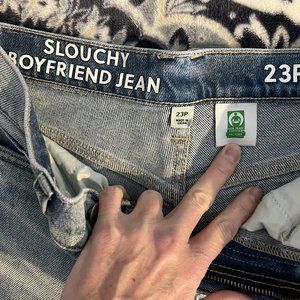 New Without Tags J Crew Slouchy Boyfriend Cropped Jeans,